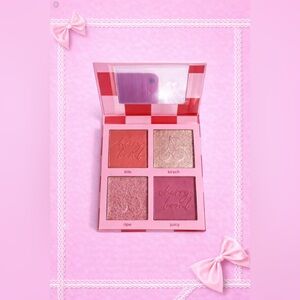 Cherry Bomb Blush and Highlighter Palette - Red and Pink